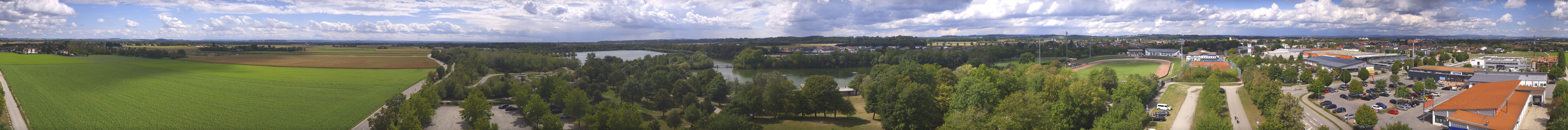 Archiv Foto Webcam Pocking - Ausblick Römerturm