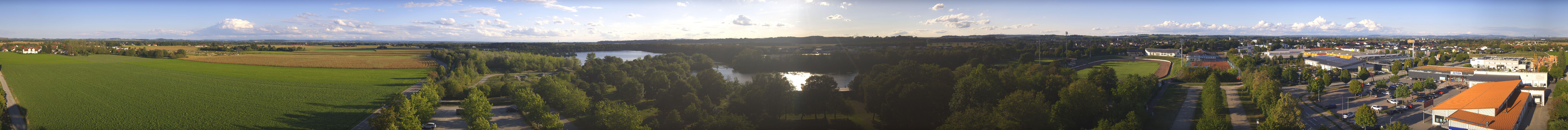 Archiv Foto Webcam Pocking - Ausblick Römerturm