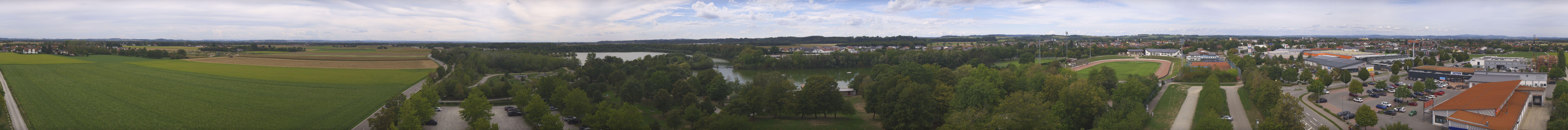 Archiv Foto Webcam Pocking - Ausblick Römerturm