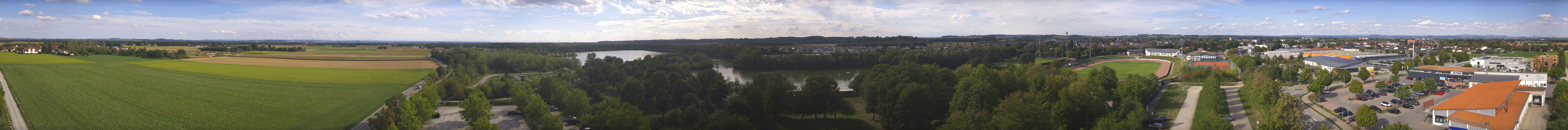 Archiv Foto Webcam Pocking - Ausblick Römerturm