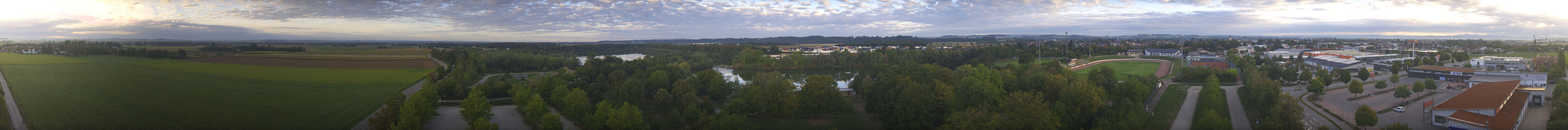 Archiv Foto Webcam Pocking - Ausblick Römerturm