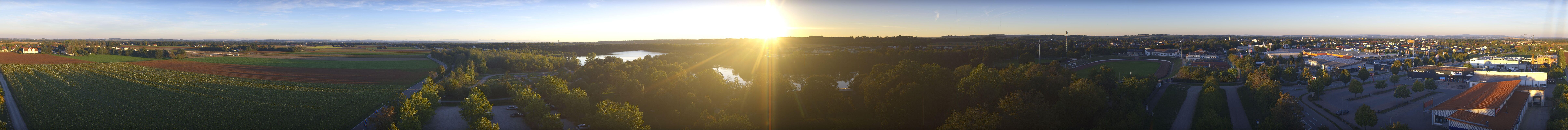 Archiv Foto Webcam Pocking - Ausblick Römerturm