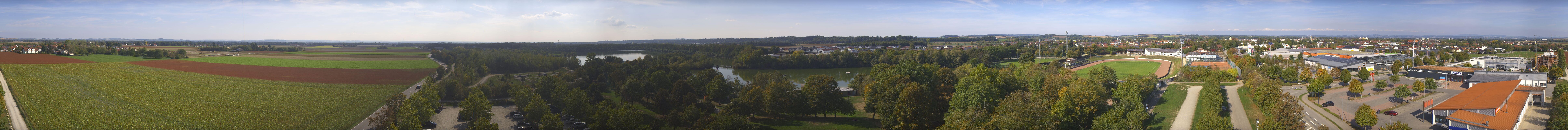 Archiv Foto Webcam Pocking - Ausblick Römerturm
