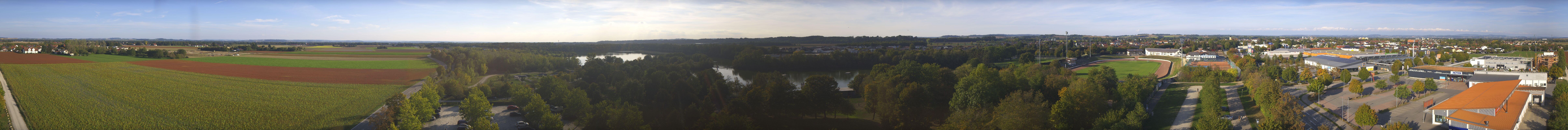 Archiv Foto Webcam Pocking - Ausblick Römerturm
