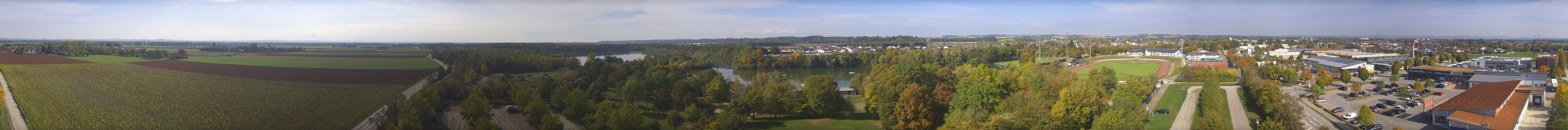 Archiv Foto Webcam Pocking - Ausblick Römerturm