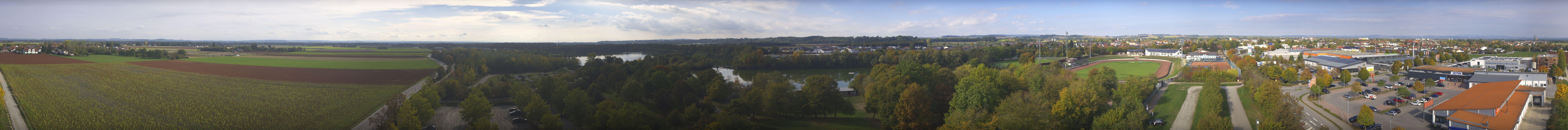 Archiv Foto Webcam Pocking - Ausblick Römerturm