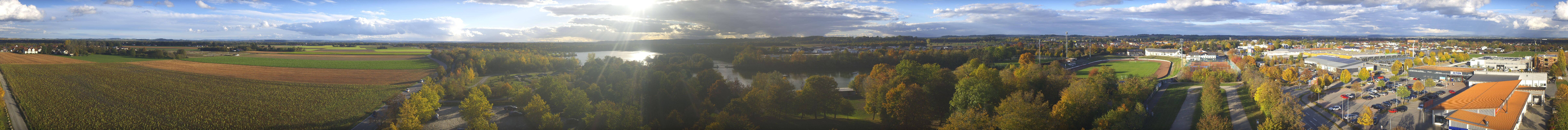 Archiv Foto Webcam Pocking - Ausblick Römerturm