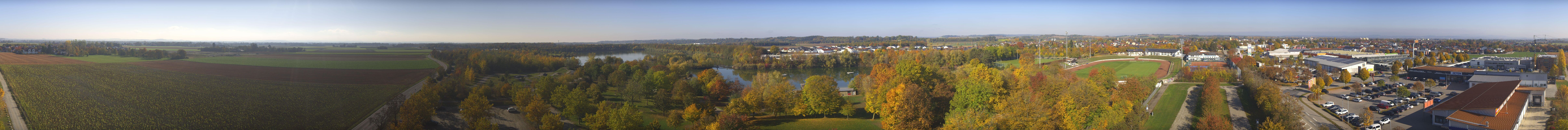Archiv Foto Webcam Pocking - Ausblick Römerturm