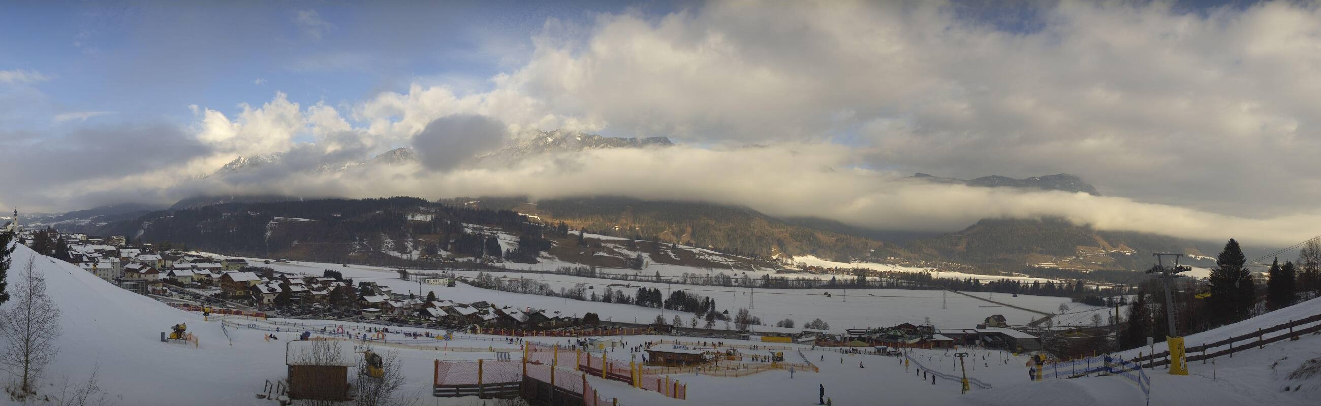 Archived image Webcam Hauser Kaibling - Base station Gondola