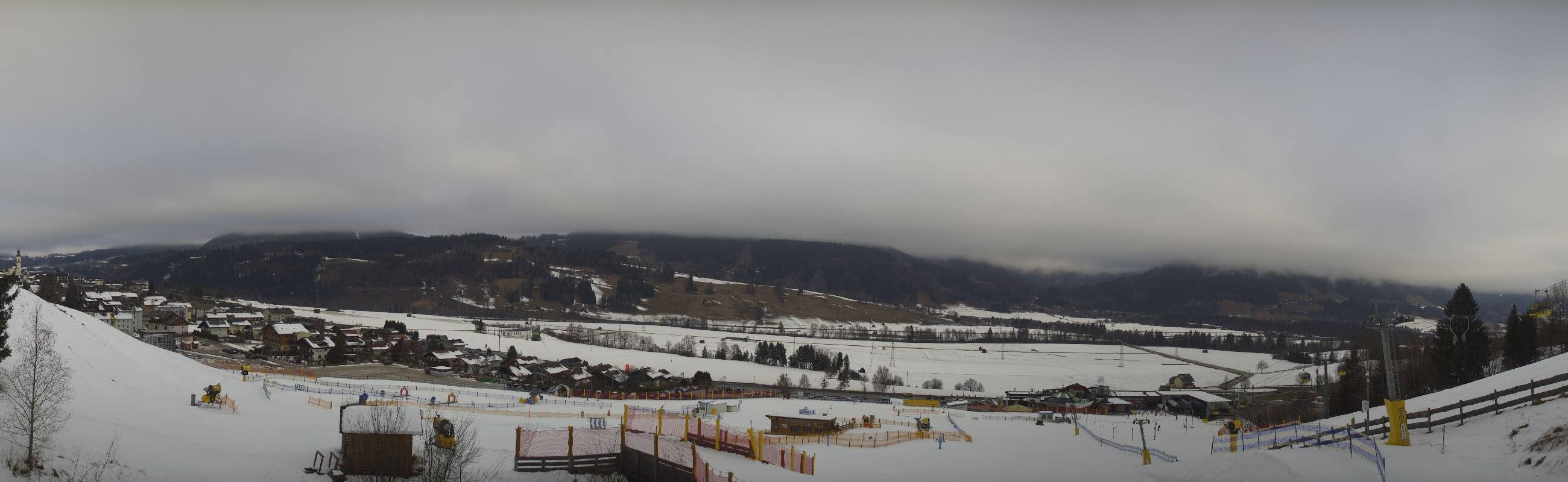 Archiv Foto Webcam Hauser Kaibling - Talstation 8er Gondelbahn