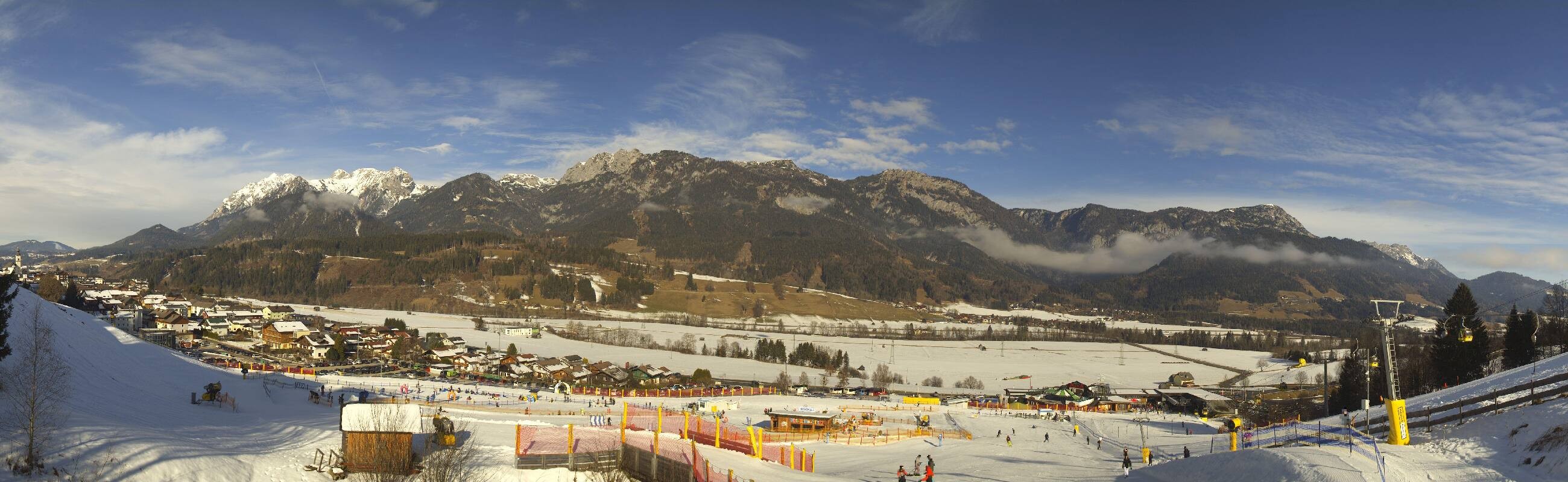 Archiv Foto Webcam Hauser Kaibling - Talstation 8er Gondelbahn