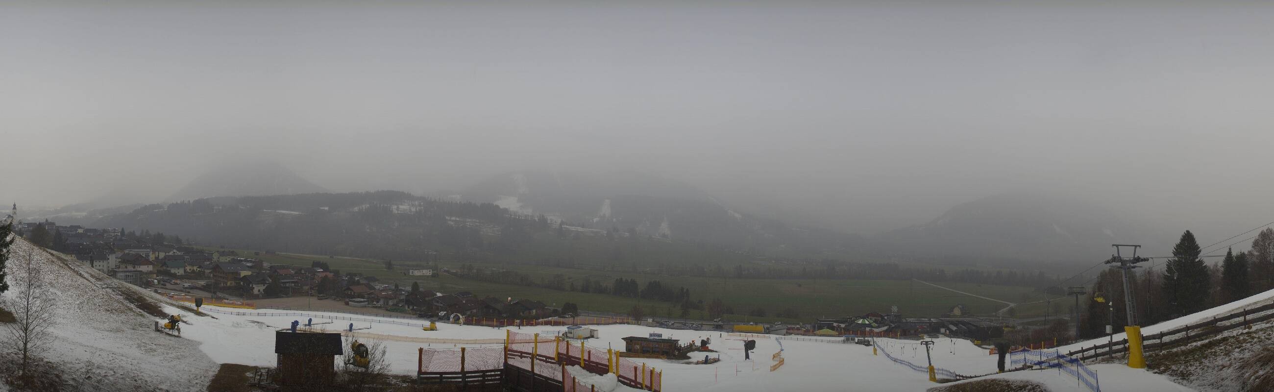 Archiv Foto Webcam Hauser Kaibling - Talstation 8er Gondelbahn