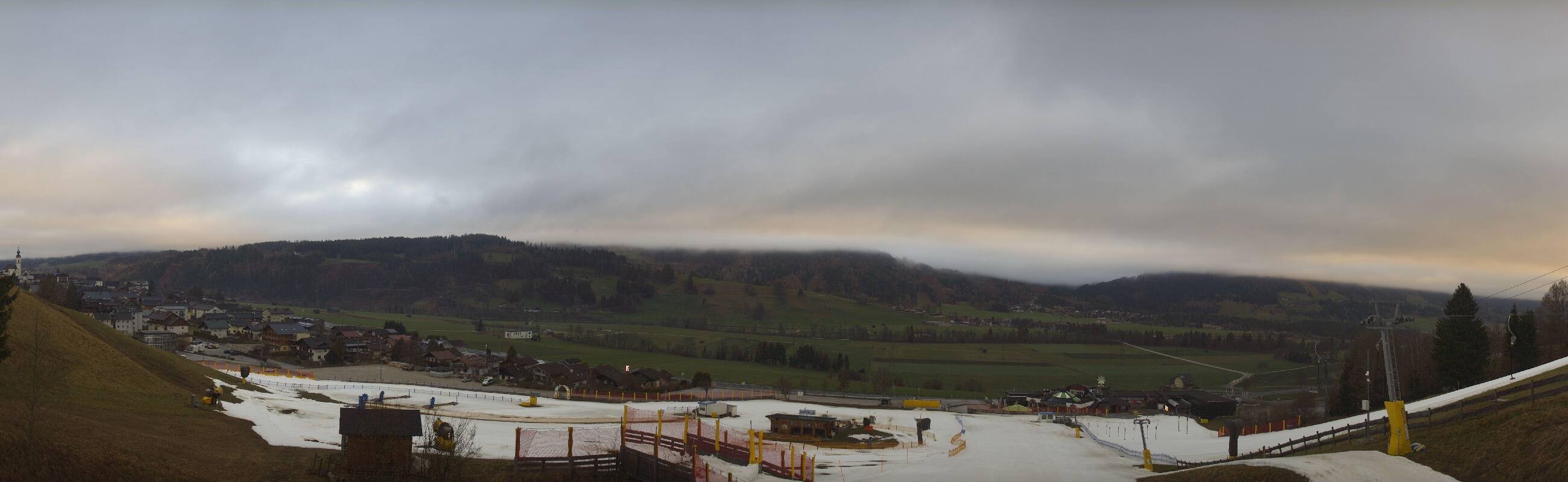 Archiv Foto Webcam Hauser Kaibling - Talstation 8er Gondelbahn