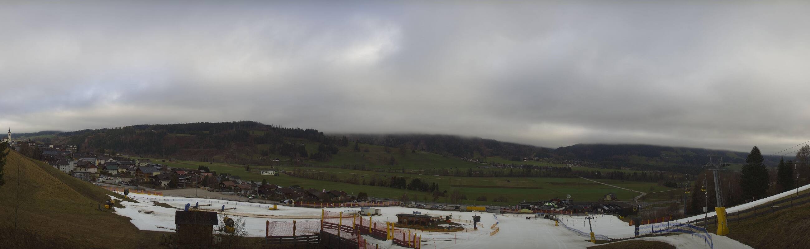 Archiv Foto Webcam Hauser Kaibling - Talstation 8er Gondelbahn