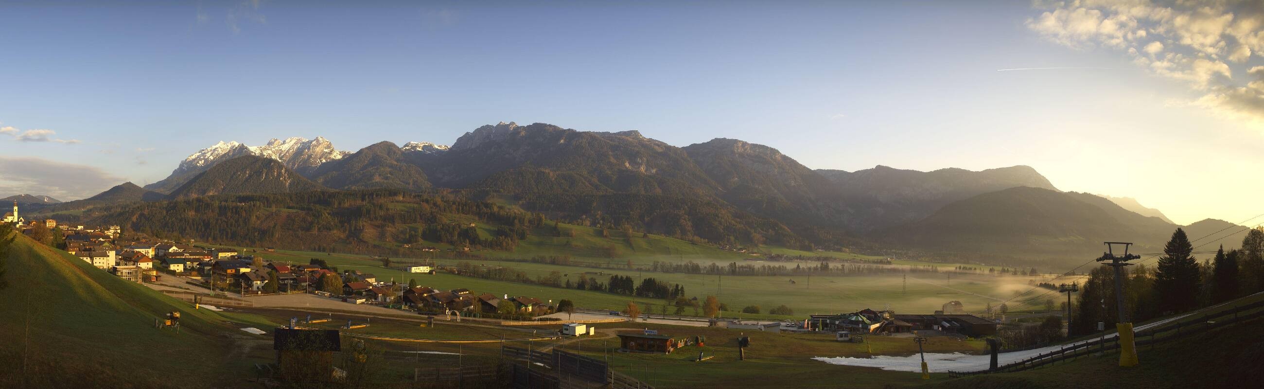 Archiv Foto Webcam Hauser Kaibling - Talstation 8er Gondelbahn