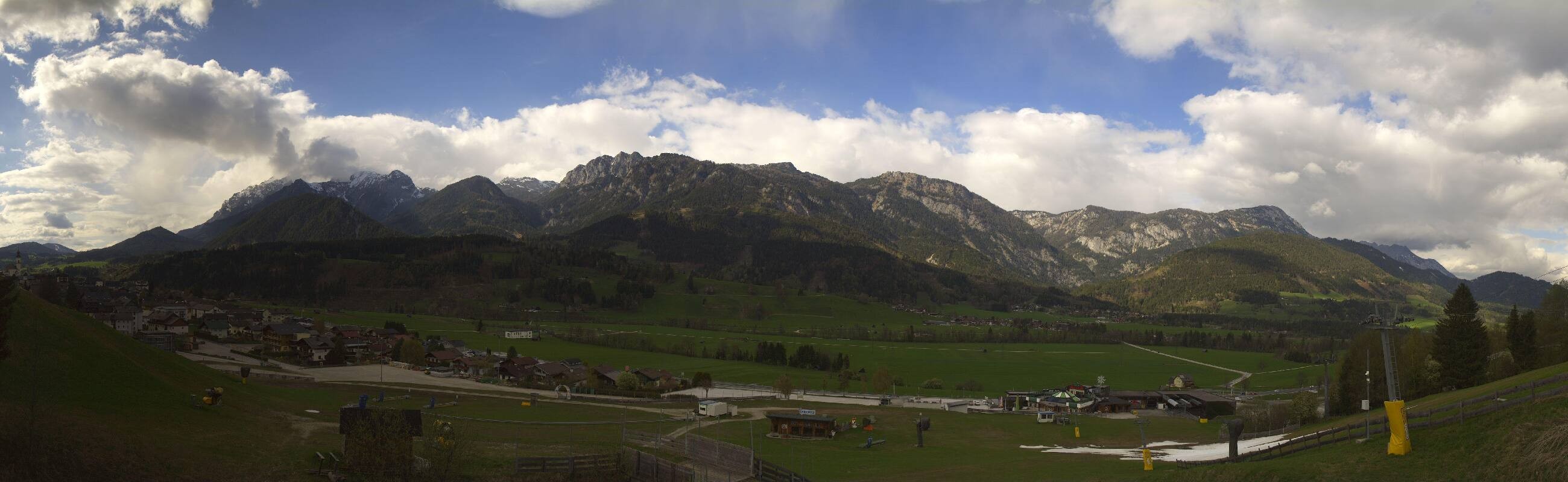 Archiv Foto Webcam Hauser Kaibling - Talstation 8er Gondelbahn