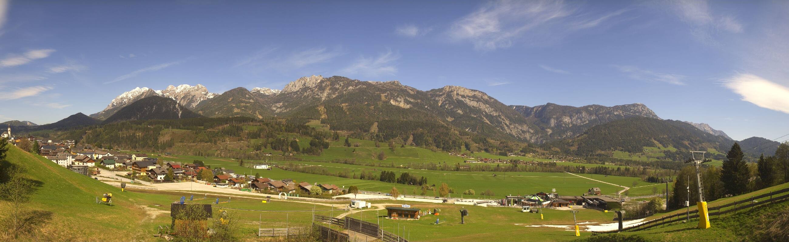 Archiv Foto Webcam Hauser Kaibling - Talstation 8er Gondelbahn