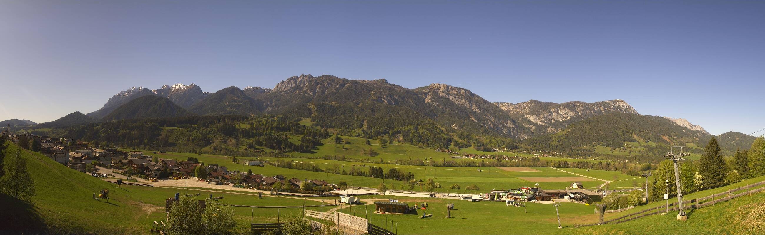 Archiv Foto Webcam Hauser Kaibling - Talstation 8er Gondelbahn