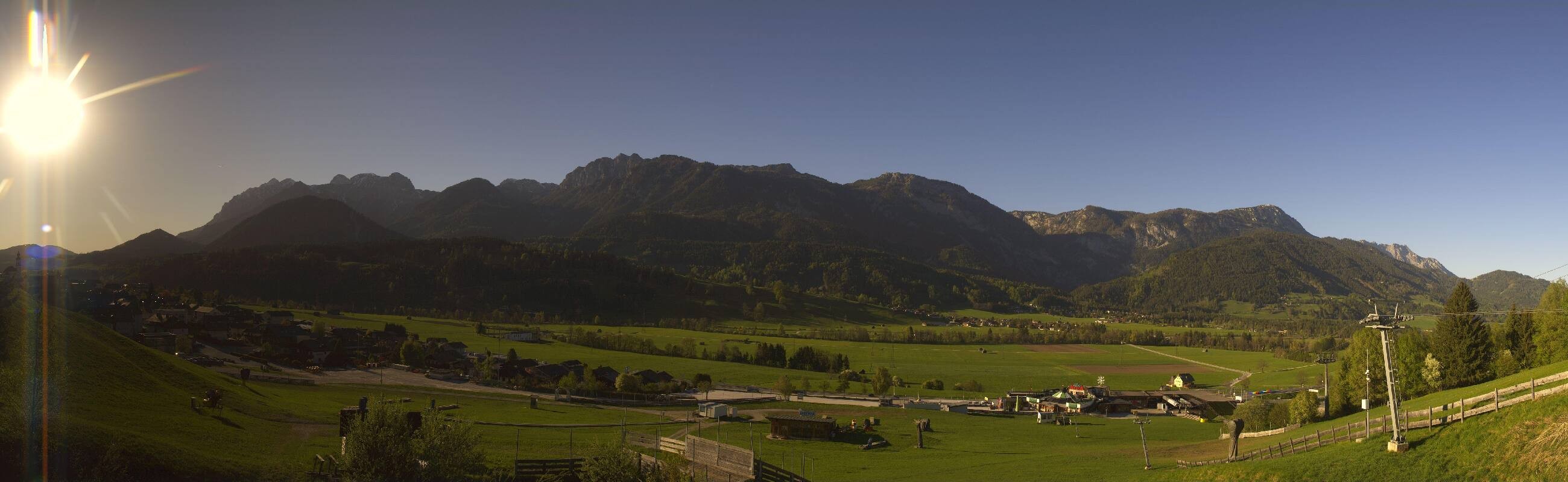 Archiv Foto Webcam Hauser Kaibling - Talstation 8er Gondelbahn