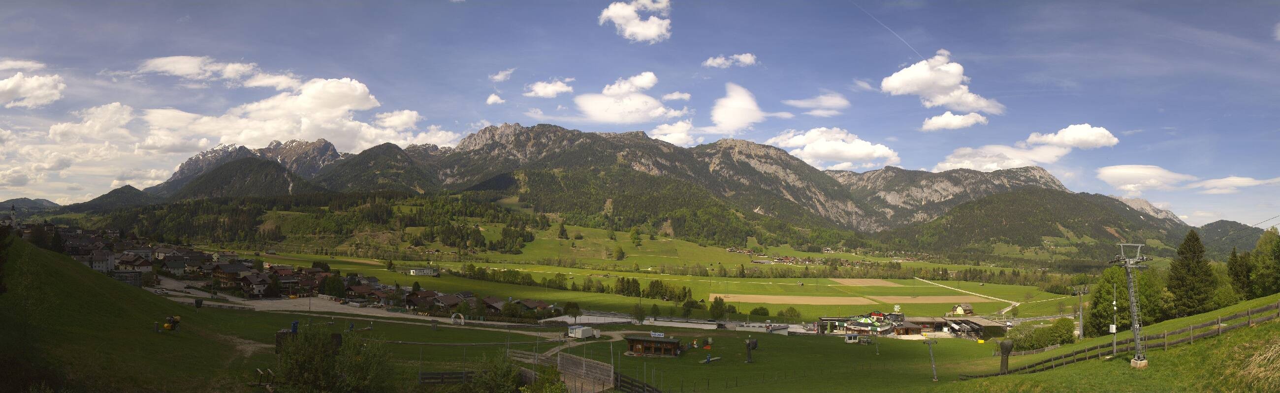 Archiv Foto Webcam Hauser Kaibling - Talstation 8er Gondelbahn