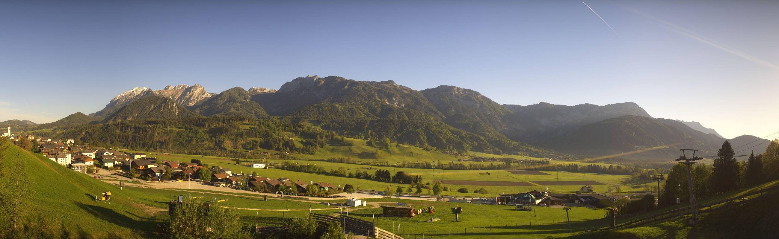 Archiv Foto Webcam Hauser Kaibling - Talstation 8er Gondelbahn