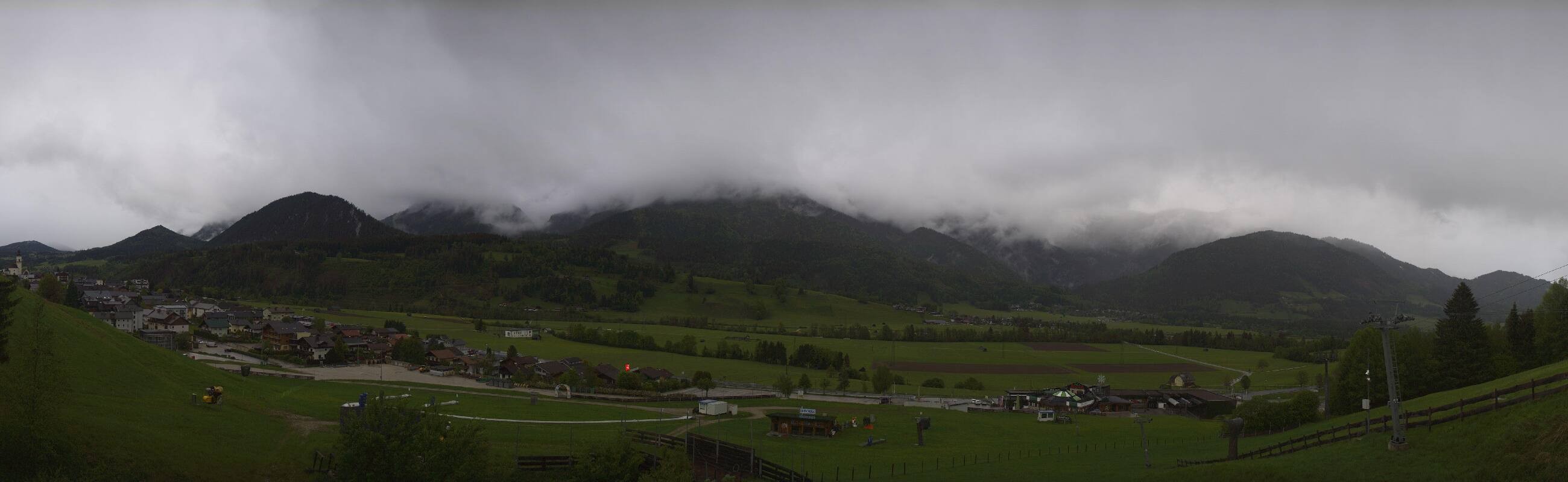 Archiv Foto Webcam Hauser Kaibling - Talstation 8er Gondelbahn