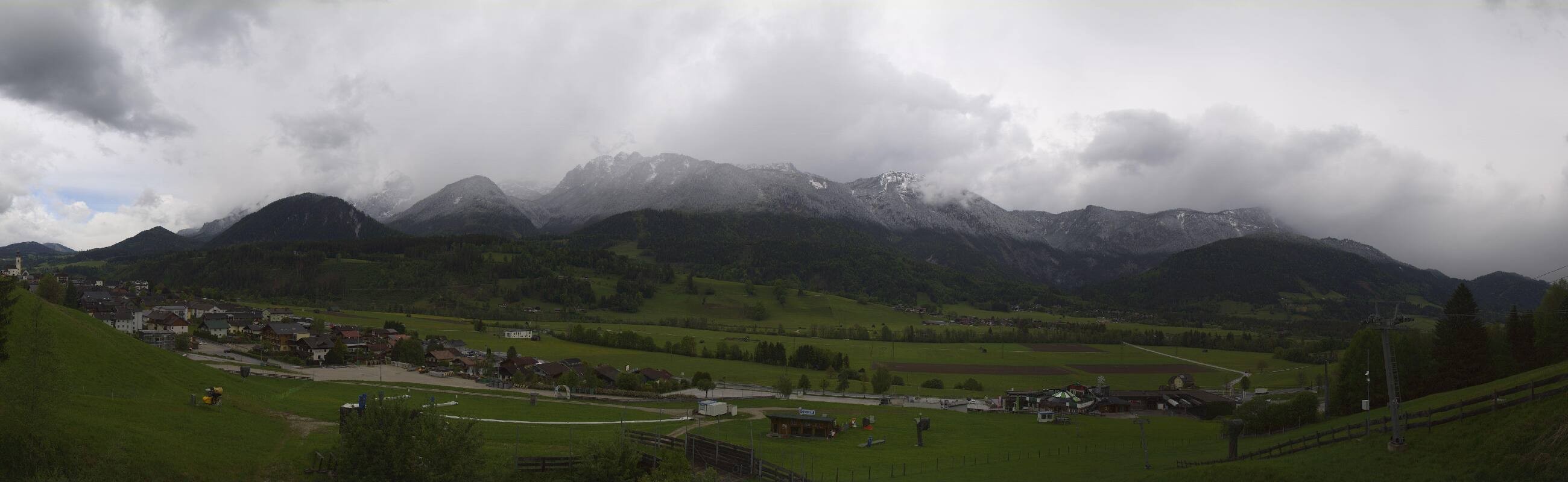 Archiv Foto Webcam Hauser Kaibling - Talstation 8er Gondelbahn
