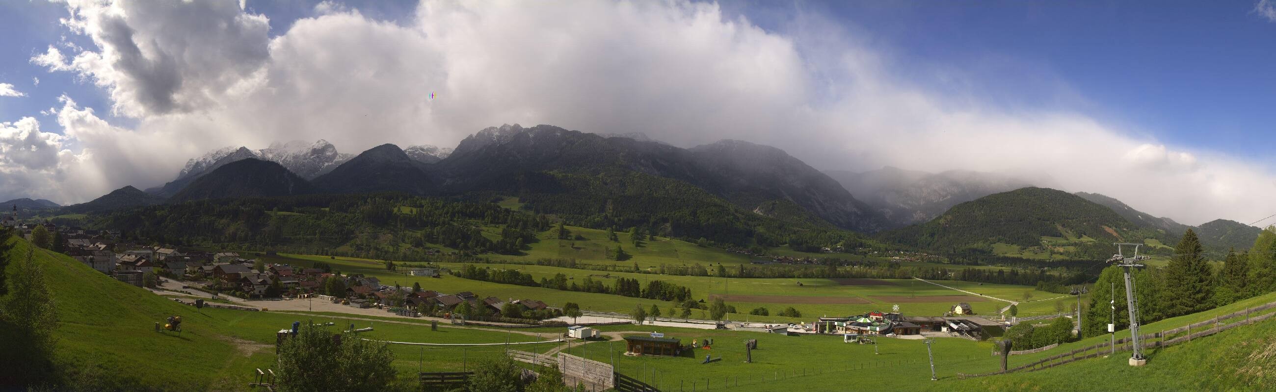 Archiv Foto Webcam Hauser Kaibling - Talstation 8er Gondelbahn