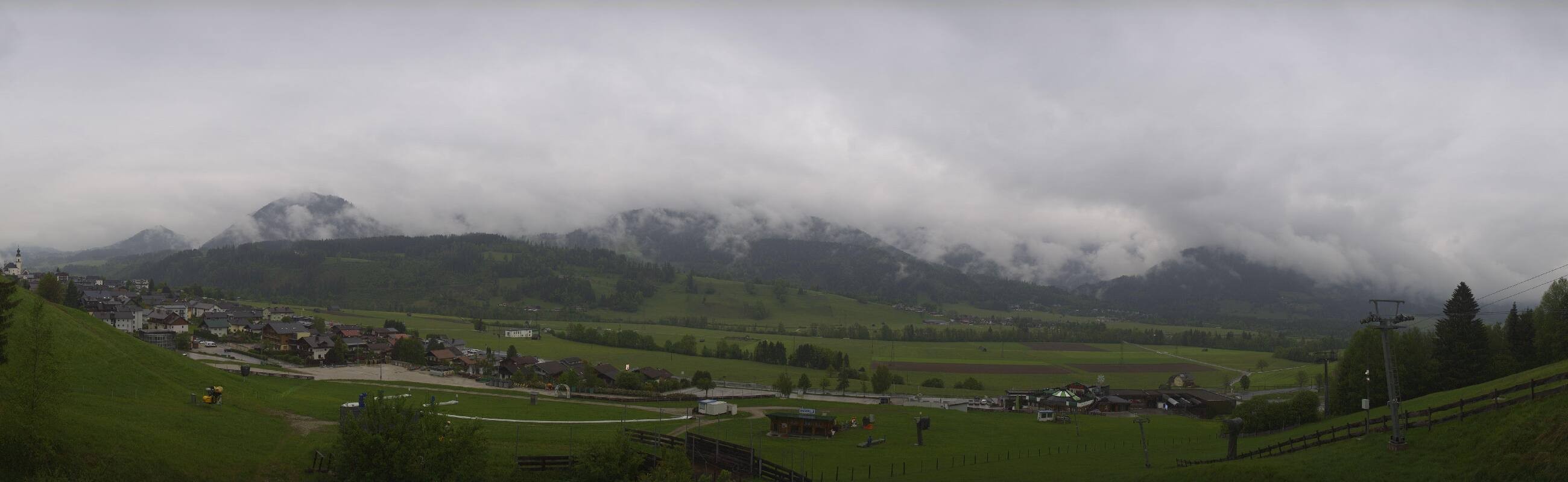Archiv Foto Webcam Hauser Kaibling - Talstation 8er Gondelbahn