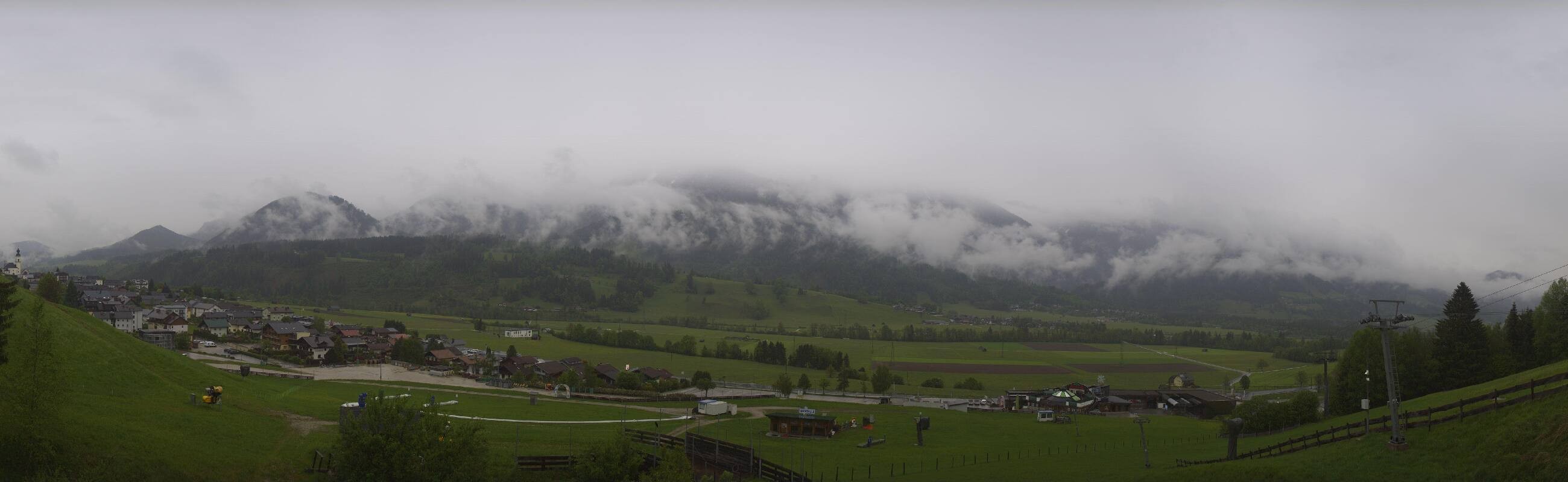 Archiv Foto Webcam Hauser Kaibling - Talstation 8er Gondelbahn