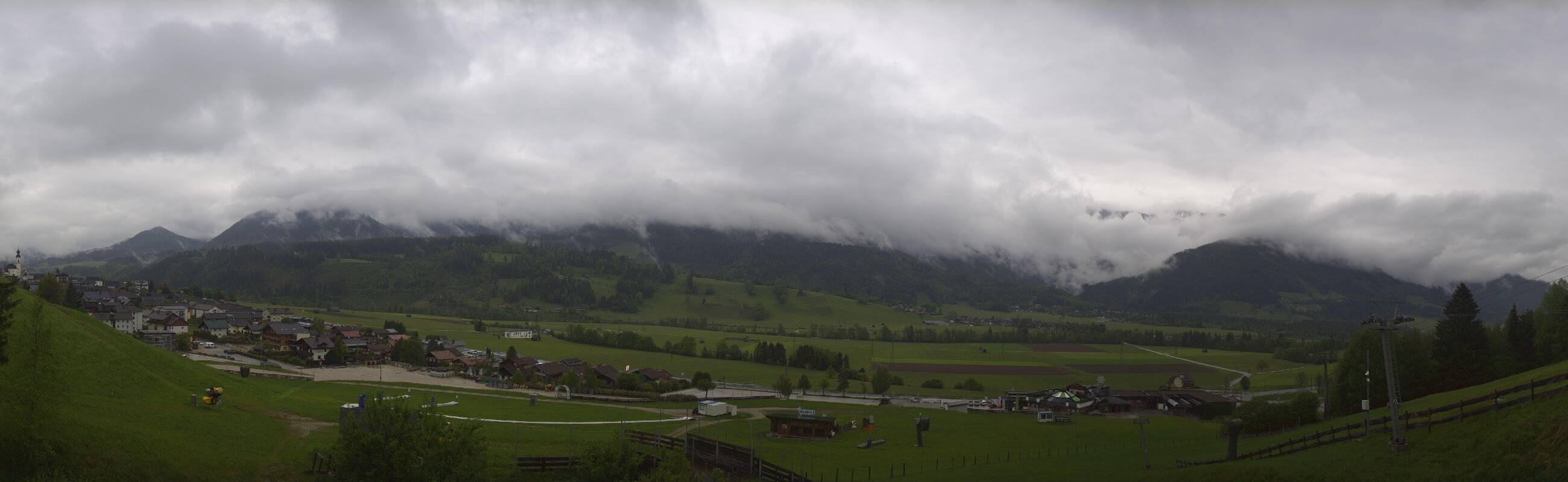 Archiv Foto Webcam Hauser Kaibling - Talstation 8er Gondelbahn