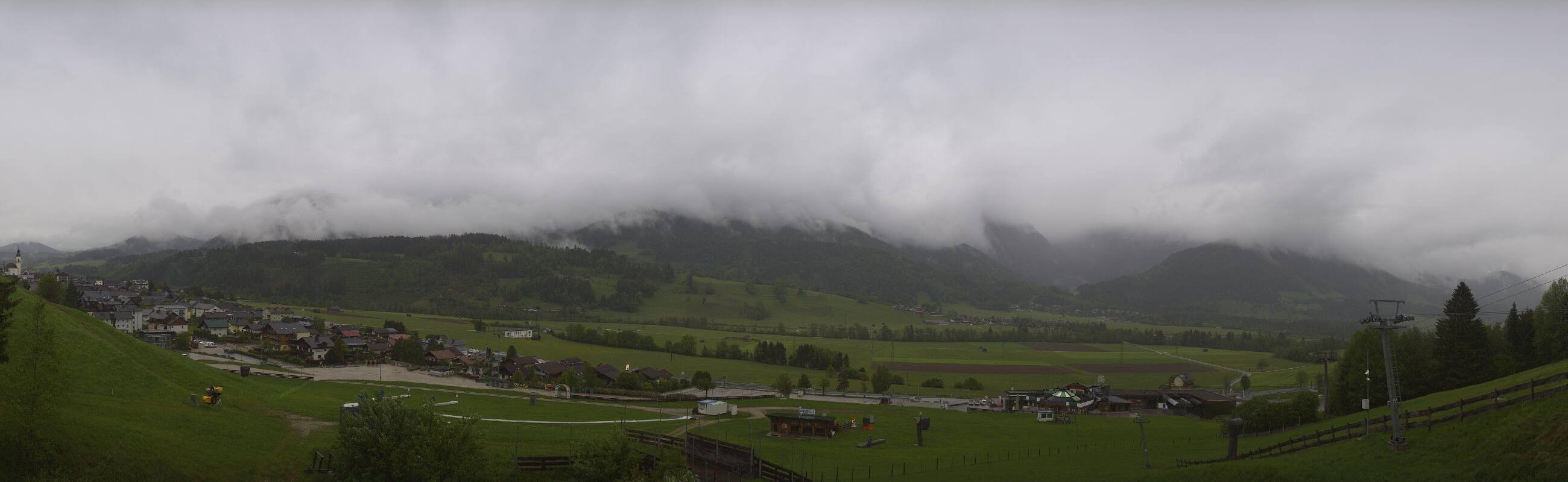 Archiv Foto Webcam Hauser Kaibling - Talstation 8er Gondelbahn