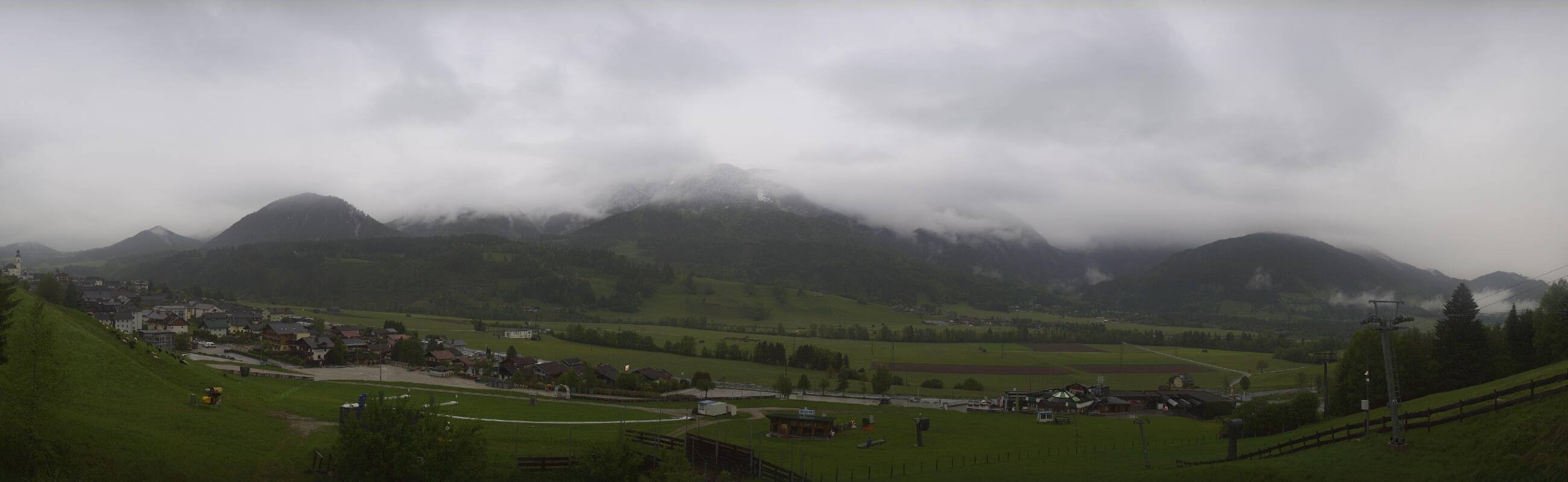 Archiv Foto Webcam Hauser Kaibling - Talstation 8er Gondelbahn