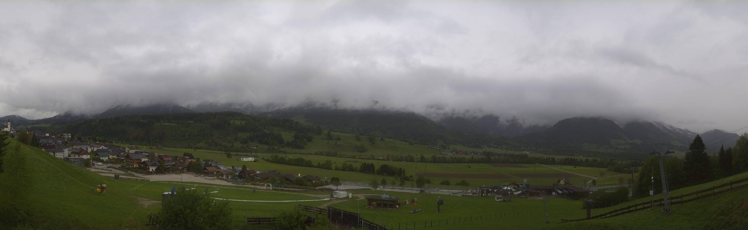 Archiv Foto Webcam Hauser Kaibling - Talstation 8er Gondelbahn