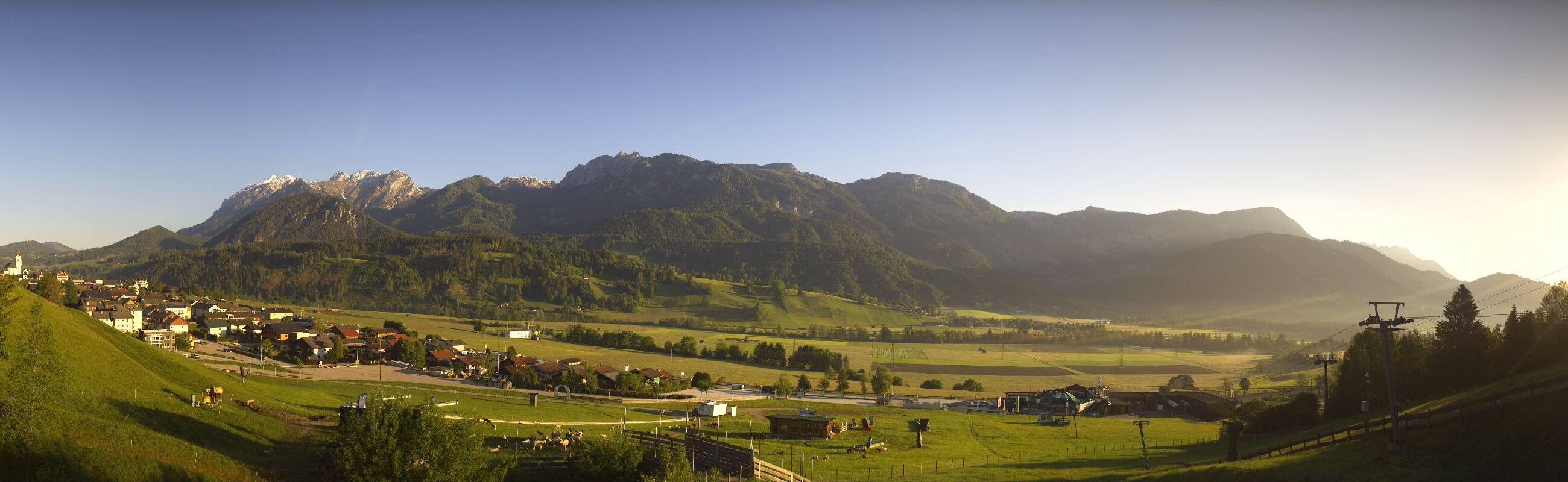 Archiv Foto Webcam Hauser Kaibling - Talstation 8er Gondelbahn