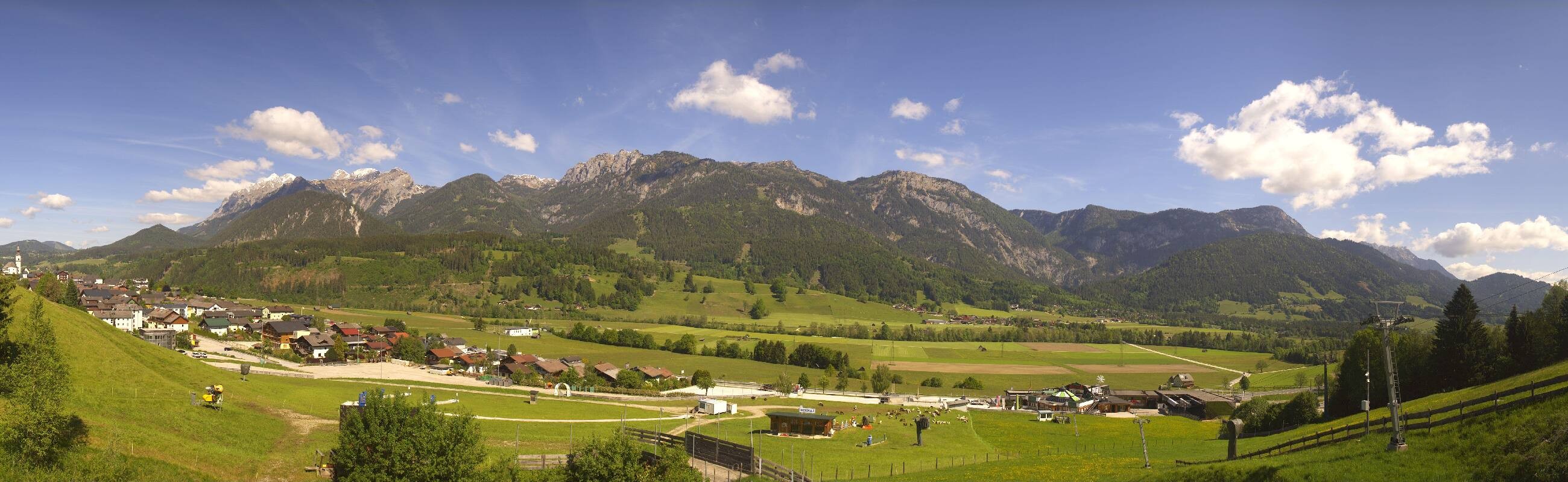 Archiv Foto Webcam Hauser Kaibling - Talstation 8er Gondelbahn
