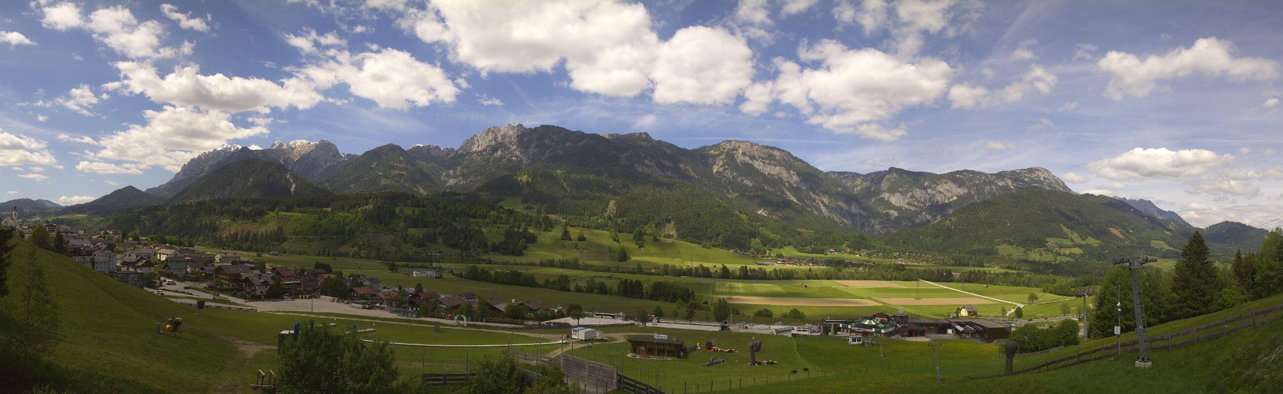 Archiv Foto Webcam Hauser Kaibling - Talstation 8er Gondelbahn