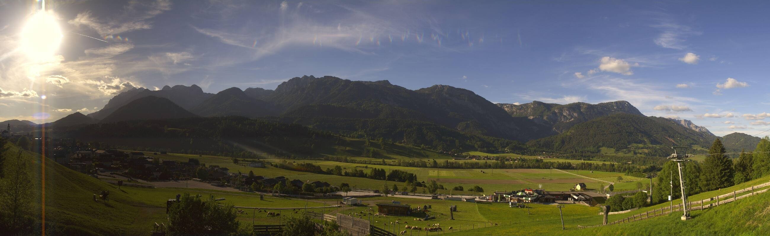 Archiv Foto Webcam Hauser Kaibling - Talstation 8er Gondelbahn