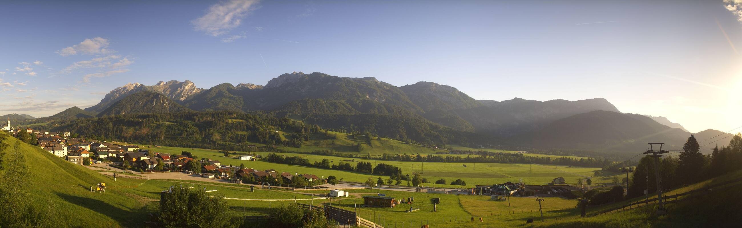 Archiv Foto Webcam Hauser Kaibling - Talstation 8er Gondelbahn