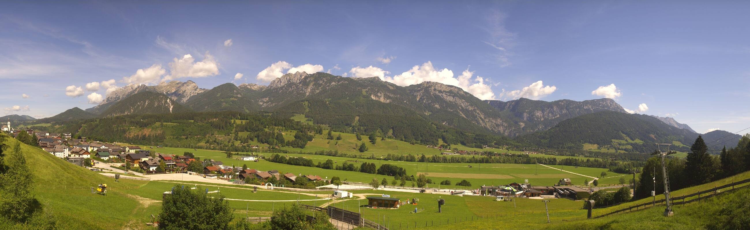 Archiv Foto Webcam Hauser Kaibling - Talstation 8er Gondelbahn