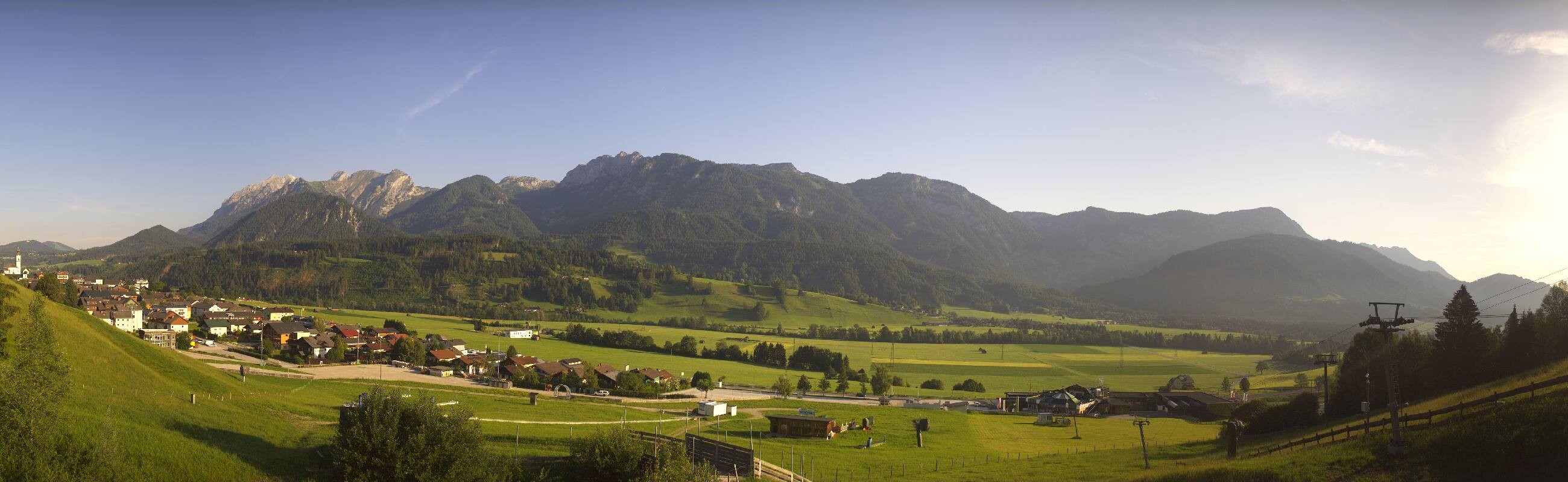 Archiv Foto Webcam Hauser Kaibling - Talstation 8er Gondelbahn