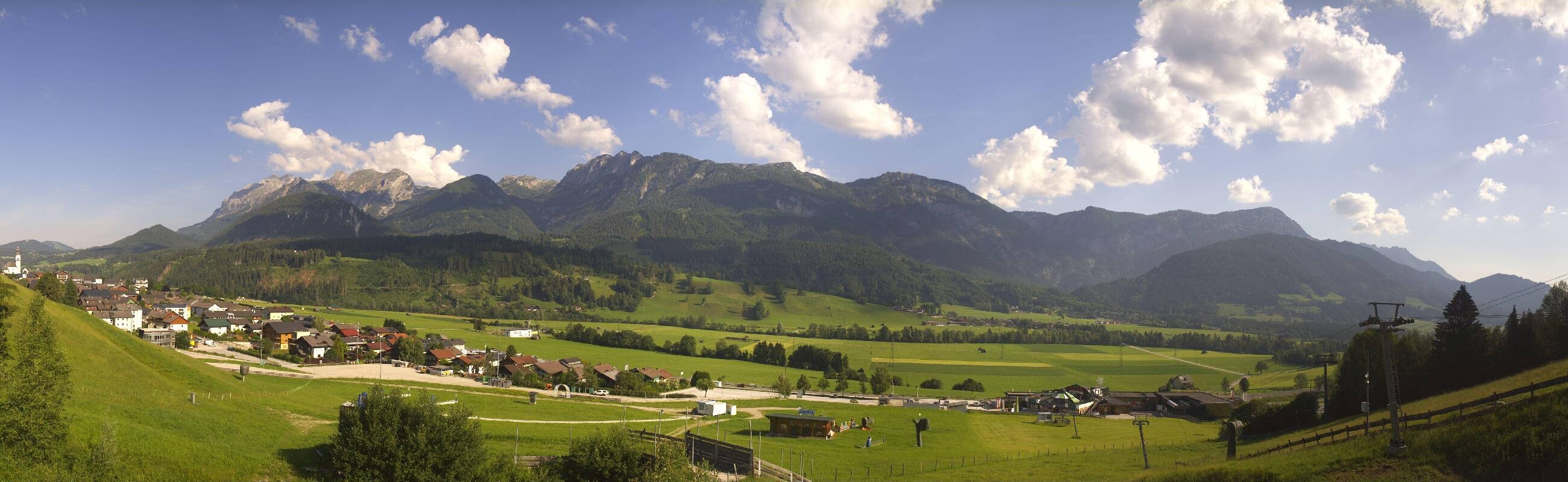 Archiv Foto Webcam Hauser Kaibling - Talstation 8er Gondelbahn