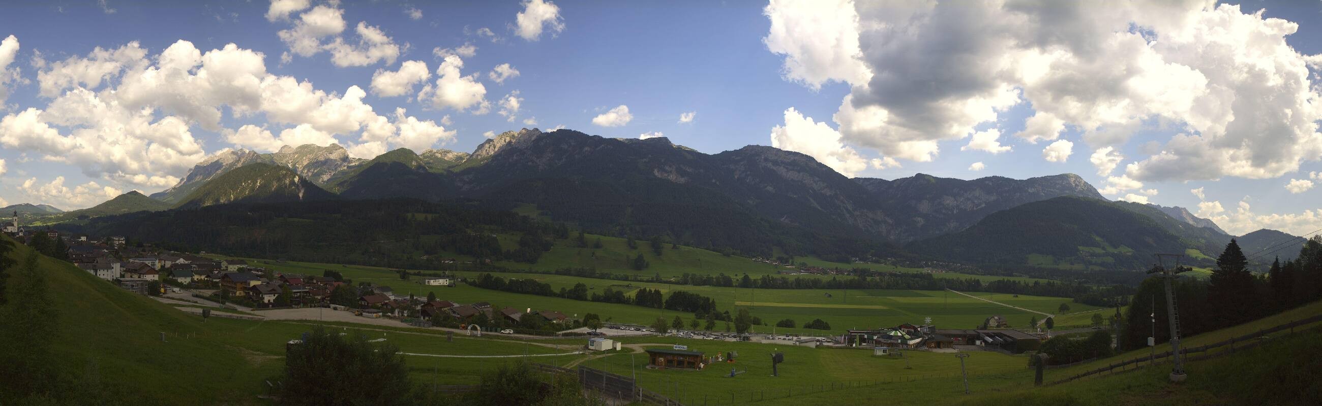 Archiv Foto Webcam Hauser Kaibling - Talstation 8er Gondelbahn