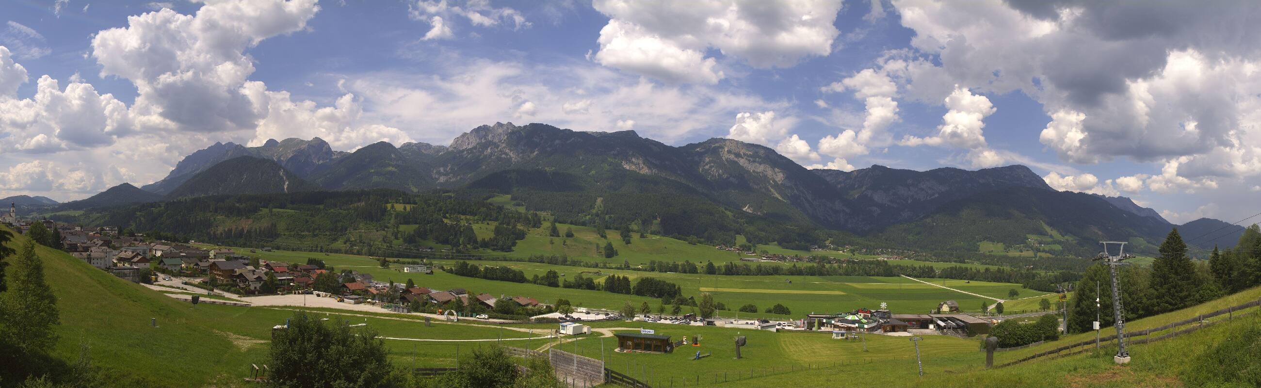 Archiv Foto Webcam Hauser Kaibling - Talstation 8er Gondelbahn
