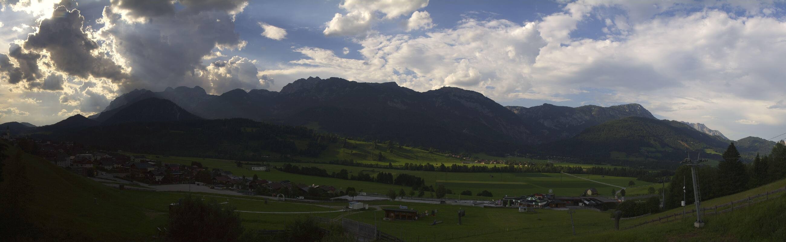 Archiv Foto Webcam Hauser Kaibling - Talstation 8er Gondelbahn