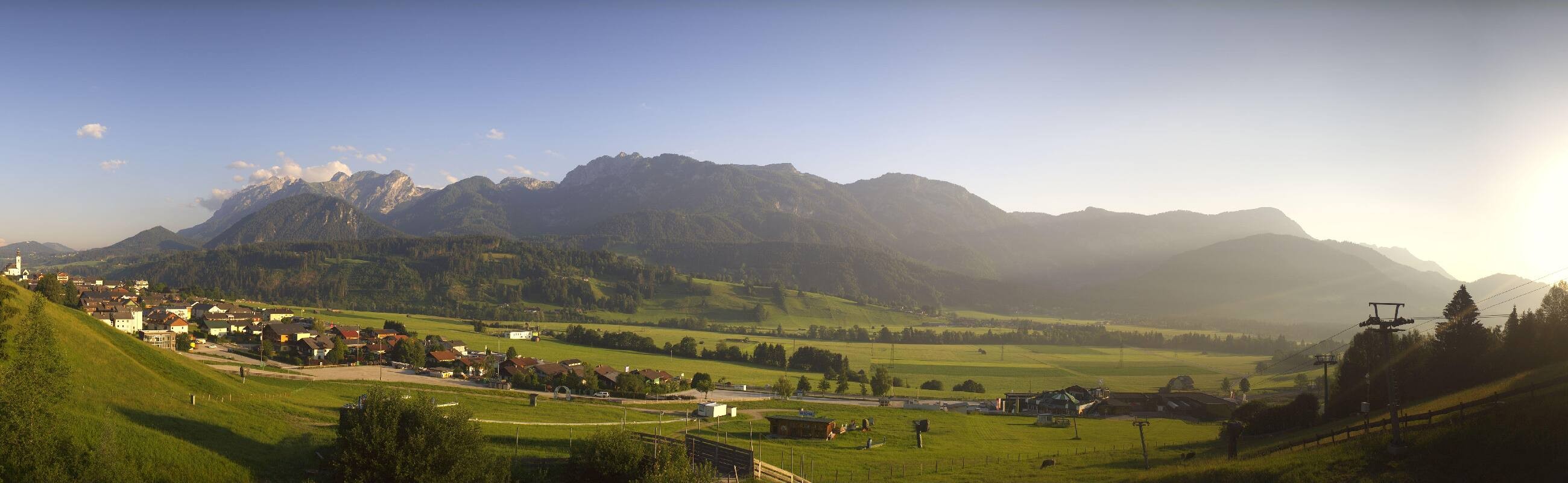 Archiv Foto Webcam Hauser Kaibling - Talstation 8er Gondelbahn
