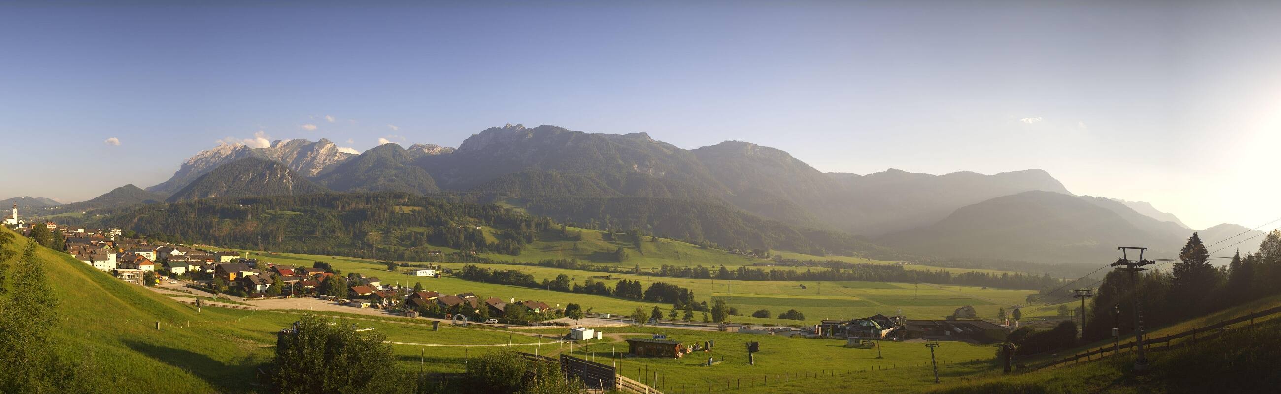 Archiv Foto Webcam Hauser Kaibling - Talstation 8er Gondelbahn
