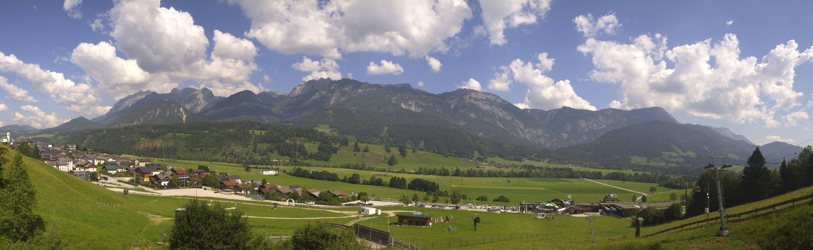 Archiv Foto Webcam Hauser Kaibling - Talstation 8er Gondelbahn