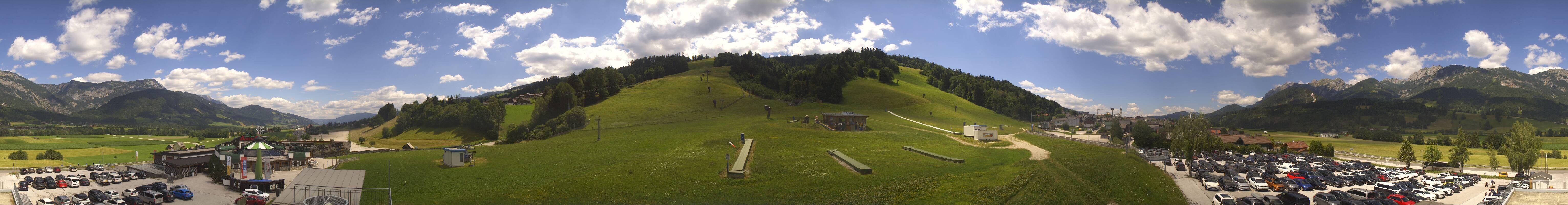 Archiv Foto Webcam Hauser Kaibling - Talstation 8er Gondelbahn