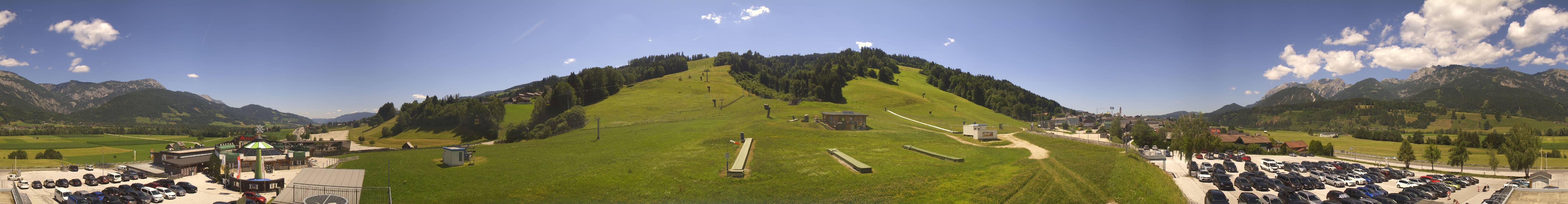 Archiv Foto Webcam Hauser Kaibling - Talstation 8er Gondelbahn